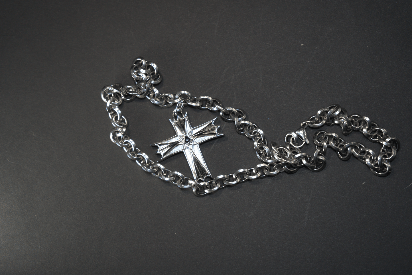 Stainless steel cross necklace