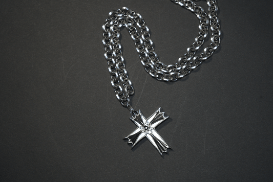 Stainless steel cross necklace